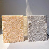 Square Lion Head Candle Silicone Mold