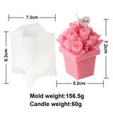 Sunflower and Rose Bouquet Candle Mold