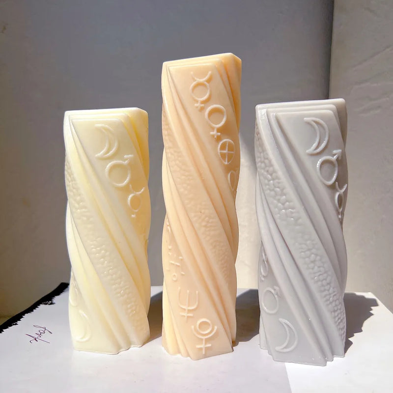 Astrological Pillar Candle Mold