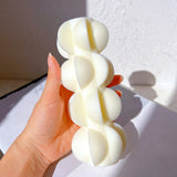 Geometric Unique Pillar Silicone Candle