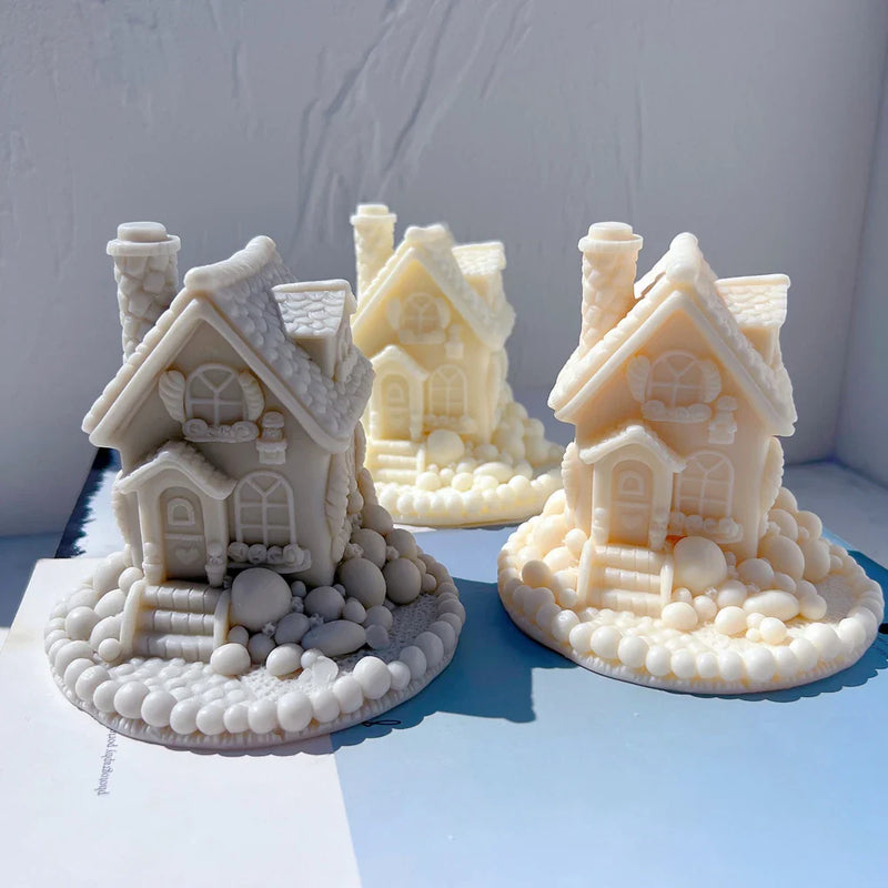 Enchanted Cottage Candle Mold