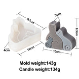 Mother's Day Cute Animals Series Candle Molds