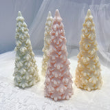 Medium size Snow Pine Christmas Tree Silicone Candle Mold