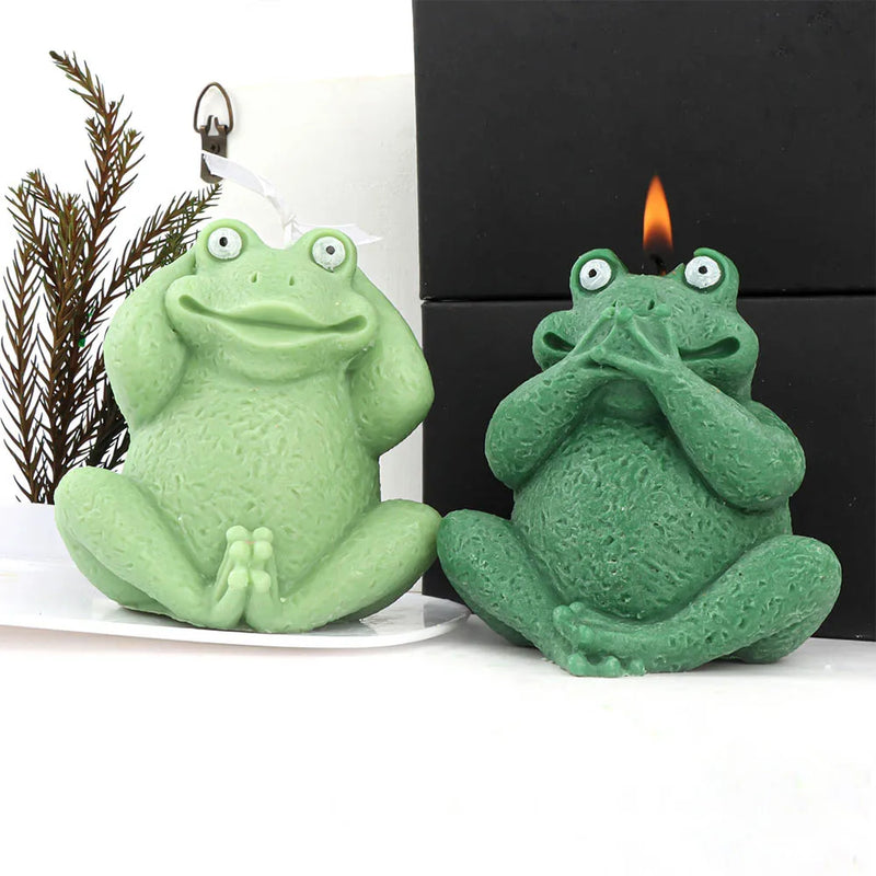 Silly Frog Candle Mold