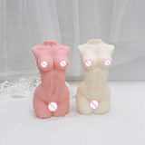 Geometric Female Body Wax Candle Mold