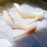 Lady High Heel Shoes Candle Mold