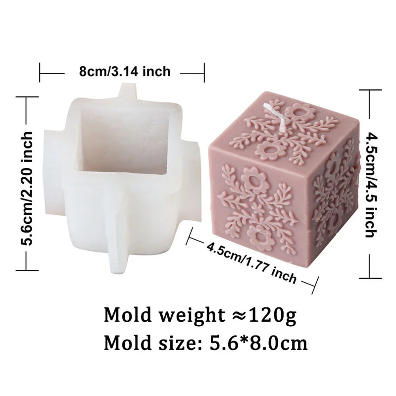 Square Totem Pattern Candle Mold for Home Decor