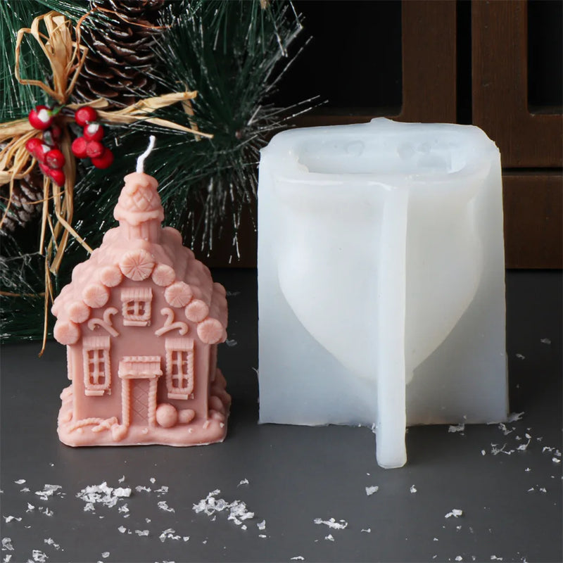 Candy House Silicone Candle Mold