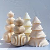 Pine Christmas Tree Candle Molds