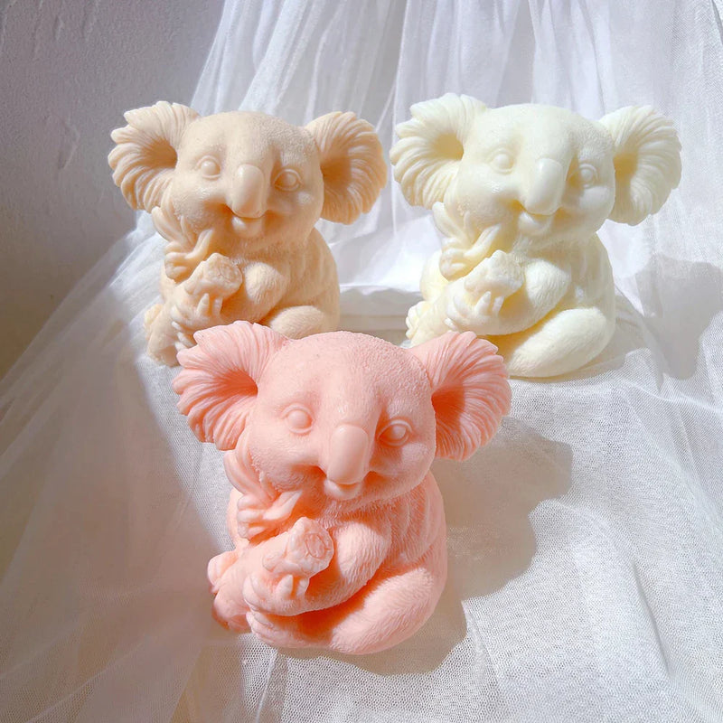 Cute Koala Silicone Candle Mold