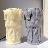 Horse Herd Candle Mold