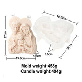 Jesus Family Candle Mold