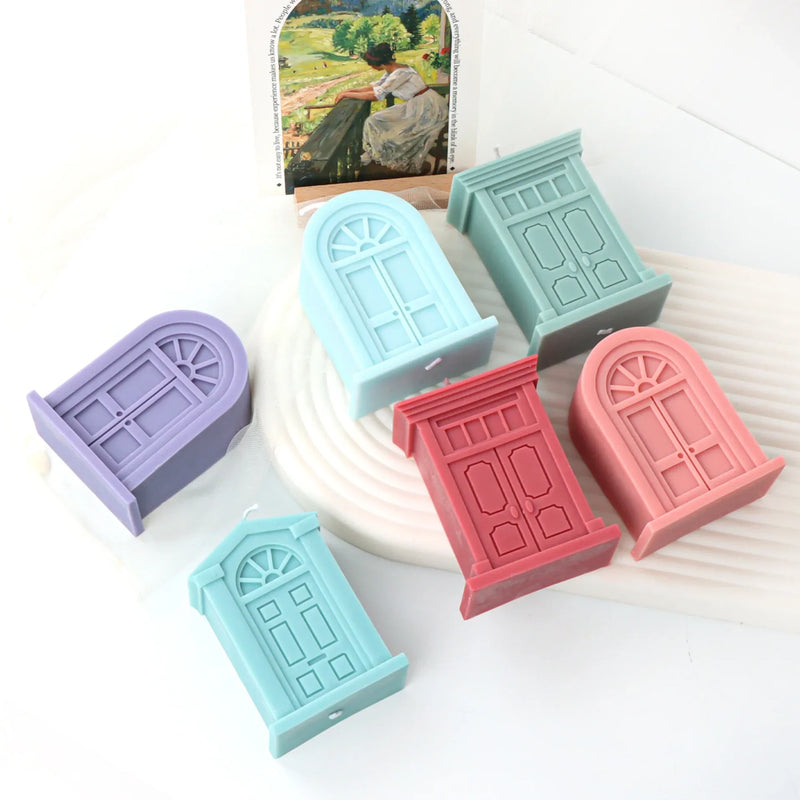 Doors And Windows Silicone Mold for Candles