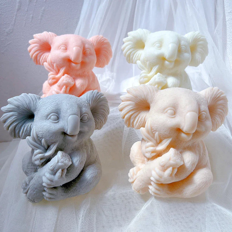 Cute Koala Silicone Candle Mold