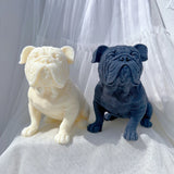 Charming Bulldog Puppy Candle Mold