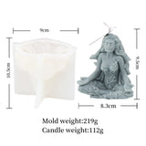 Triple Moon Goddess Cerridwen Candle Mold