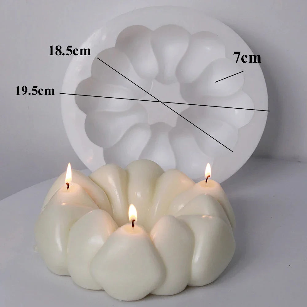 Stone Stack Donut Candle Mold