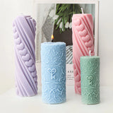 DIY Love Spiral Cylinder Candle Mold Nordic Decor