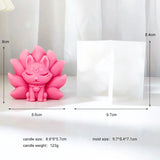 Nine Tailed Fox Silicone Candle Mold