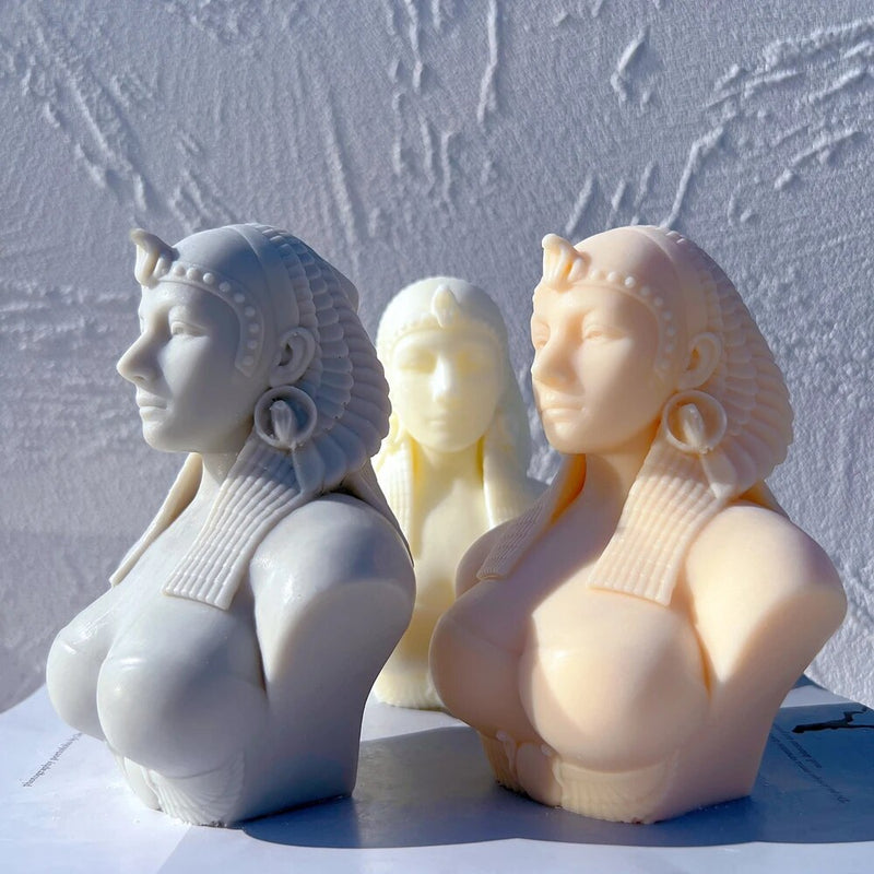 Queen of Egypt Cleopatra Candle Mold