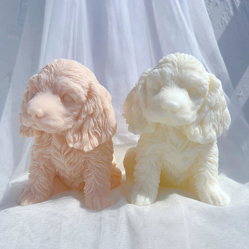 Cocker Spaniel Puppy Candle Mold