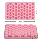 Heart Shaped Wax Melts Silicone Candle Mold