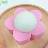 Pastel Flower Shaped Silicone Candles Mold