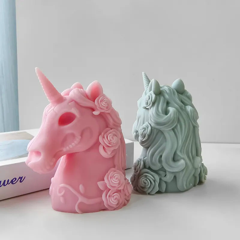 Unicorn Silicone Candle Mold