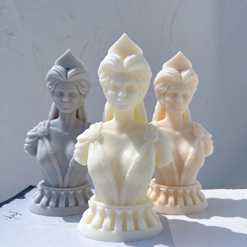 King and Queen Statue Candle Mold