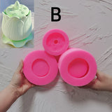 Lotus Tea Light Holder Silicone Mold