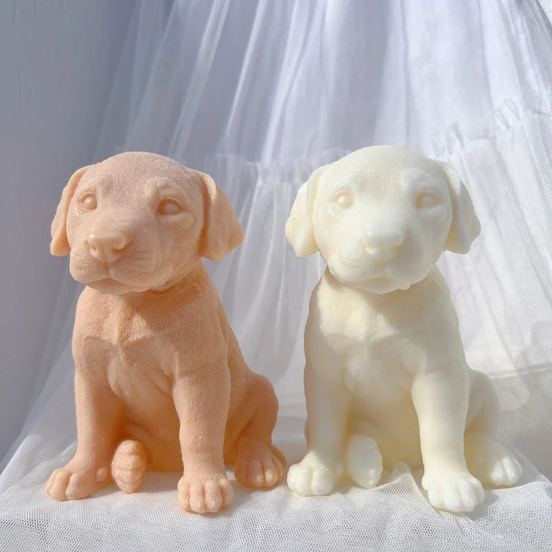 Dalmatian Puppy Dog Candle Mold