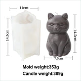 Maneki-Neko Luck Cat Candle Mold