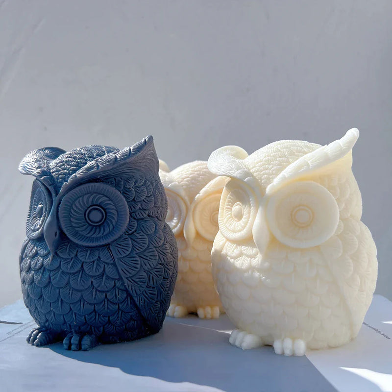 Owl Candle Silicone Mold - Create Adorable Owl Candles