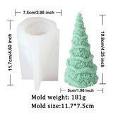 3D Christmas Tree Pinecone Candle Silicone Mold