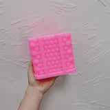 Geometric Square Raindrop Cube Candle Mold