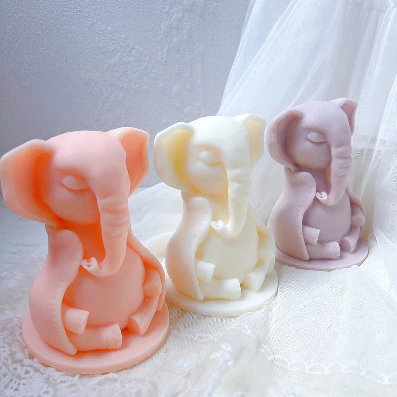 Elephant Silicone Candle Mold