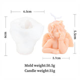 Cute Angel Theme Silicone Candle Mold