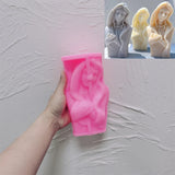 Praying Virgin Mary Sculpture Silicone Candle Mold