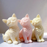 Sitting Cute Cat Silicone Candle Mold