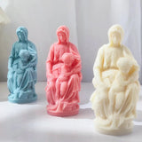 Virgin Mary Mother and Child Soy Wax Candle Mold