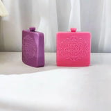 Festive Christmas Perfume Bottle Candle Mold