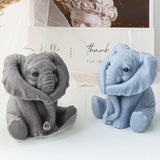 Cute Elephant Candle Mold