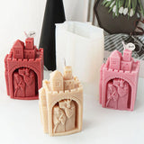 Vintage Castle Candle Silicone Mold