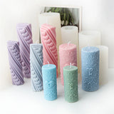 DIY Love Spiral Cylinder Candle Mold Nordic Decor