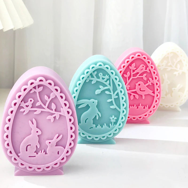 Easter Rabbit Silicone Candle Molds