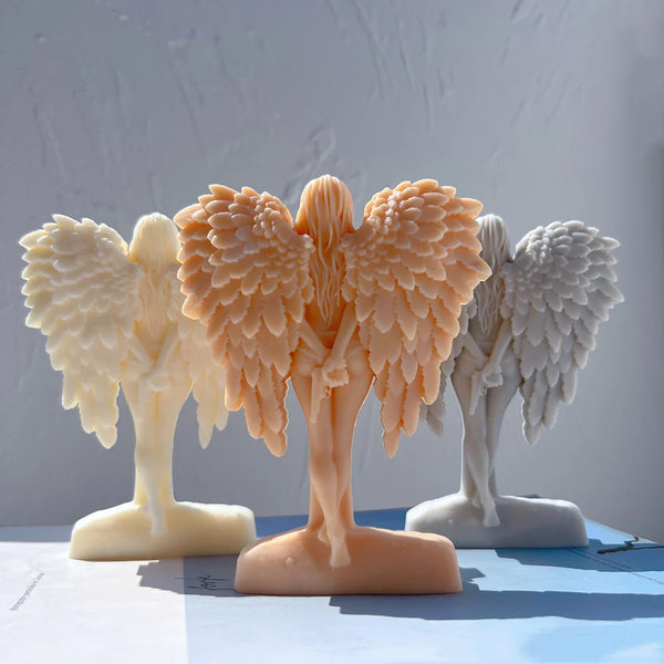 Fearless Guardian Angel Candle Silicone Mold