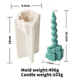 Festive Christmas candle Mold