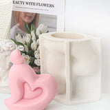 Big Heart Candle Mold Silicone