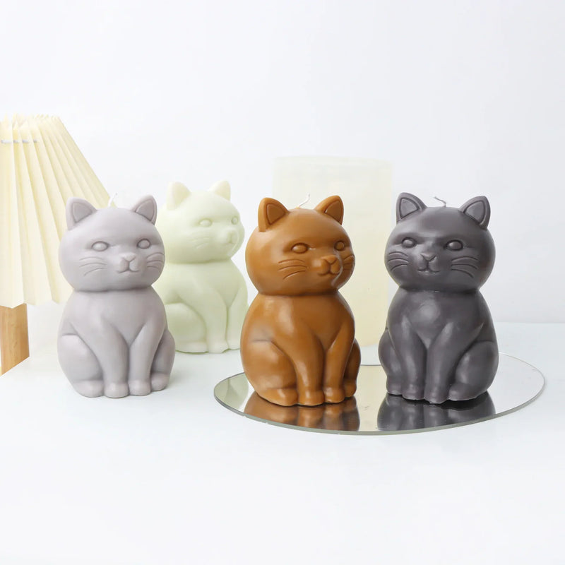 Maneki-Neko Luck Cat Candle Mold