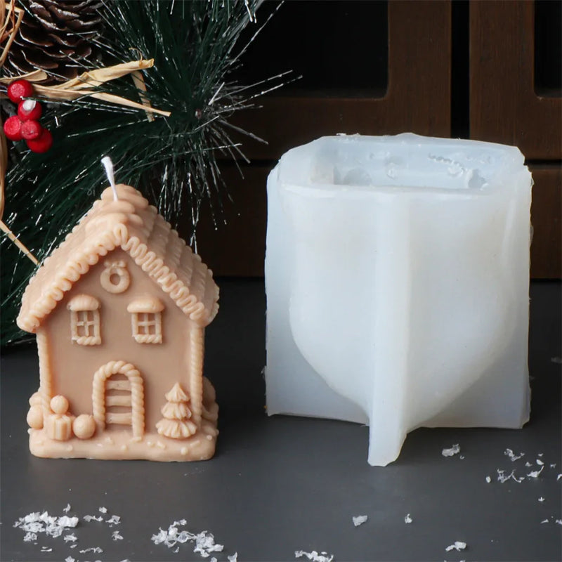 Candy House Silicone Candle Mold